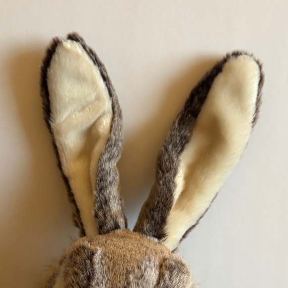 Folkmanis Brown Rabbit Hand Puppet Very Soft - Picture 4 of 11
